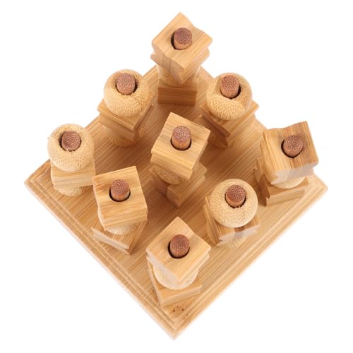 KONTONTY 1 Satz Schwerkraft verbindet Vier Zehe Puzzle kinderpuzzle Board Game Reisespielzeug настольные игры Brettspiele aus Holz xo Familienspiele -Toe-Brettspiel xo-Spiel hölzern von KONTONTY