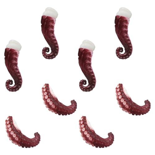KONTONTY 1 Satz Simulierte Oktopus-Schnurrhaare Schmusespielzeug lebendige Oktopuskrallen Kinderspielzeug Spielzeuge Oktopus Krallen Modelle lebensechte Tintenfischklauenmodelle Fenster PVC von KONTONTY
