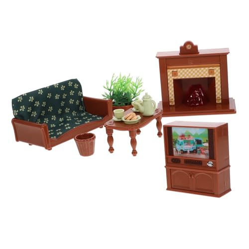 KONTONTY 1 Satz Sofa für Puppenhaus Niedliches Wohnzimmermöbel Deko für Kreative Bastelprojekte Hochwertige Verarbeitung und Puppenhausliebhaber KONTONTY 1 Satz Sofa für Puppenhaus Niedliches Wohnzimmermöbel Deko für Kreative Bastelprojekte Hochwertige Verarbeitung und Puppenhausliebhaber von KONTONTY