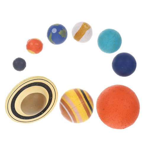 KONTONTY 1 Satz Solar System für Teiliger Planet Modell Lernspielzeug zur Kognitiven Geeignet für Jungen und Mädchen Ab Jahren für Geburtstags von KONTONTY