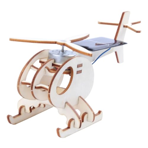 KONTONTY 1 Satz Solarflugzeuge Sonnenkollektor Solar- Montage Flugzeugmodell Partydekorationen Für Jungen Flugzeugmodell Selber Bauen Holzflugzeug Zum Selbermachen Holz- von KONTONTY