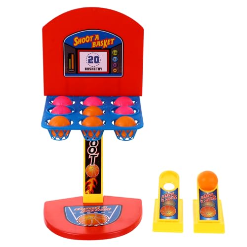 KONTONTY 1 Satz Sportspielzeug Leute Karikatur Kind Interaktives Desktop-spielspielzeug Basketball Spiel Plastik Bunt von KONTONTY
