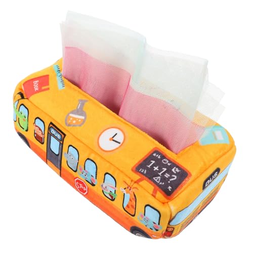 KONTONTY 1 Satz Taschentuchbox für kindergeschenke Tissue Box Kleinkind zubehör Fingerspielzeug Polyester Yellow KONTONTY 1 Satz Taschentuchbox für kindergeschenke Tissue Box Kleinkind zubehör Fingerspielzeug Polyester Yellow von KONTONTY