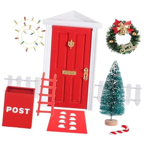 KONTONTY 1 Satz Teiliges Weihnachtsdekorationsset für Puppenhaus Miniaturmöbel Zubehör für DIY Miniaturlandschaften Dekoration für Puppenhausliebhaber KONTONTY 1 Satz Teiliges Weihnachtsdekorationsset für Puppenhaus Miniaturmöbel Zubehör für DIY Miniaturlandschaften Dekoration für Puppenhausliebhaber von KONTONTY