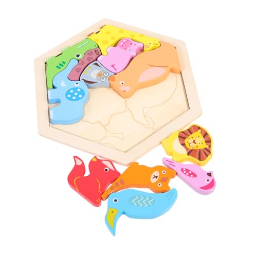 KONTONTY 1 Satz Tier Puzzle Kleinkind Lernen Lernspielzeug Für Cartoon-rätsel Für Kleine Rätsel Für Vorschulrätsel Kinderpuzzle Puzzles Für Holz KONTONTY 1 Satz Tier Puzzle Kleinkind Lernen Lernspielzeug Für Cartoon-rätsel Für Kleine Rätsel Für Vorschulrätsel Kinderpuzzle Puzzles Für Holz von KONTONTY