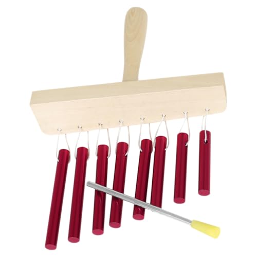 KONTONTY 1 Satz Töniges Percussion Windspiel für Solidem Aluminium Musikalisches Lehrinstrument Rhythmus und Koordination für Musikunterricht und Frühes Lernen von KONTONTY