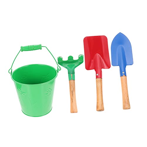 KONTONTY Spielzeugset Für Kinder Gartenspielzeug Mit Eimer Kinder Gartengeräte Praktische Schaufel Gartenwerkzeug Für Sandspiel von KONTONTY