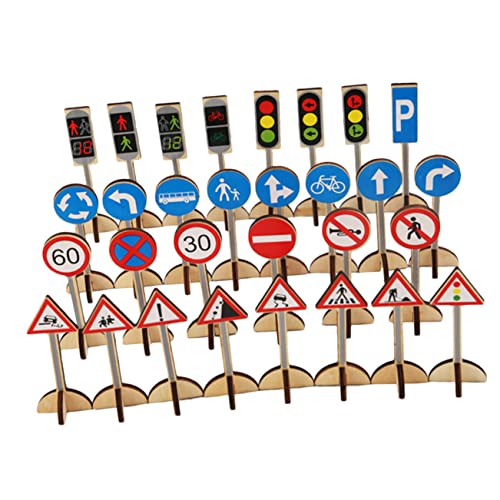 KONTONTY 1 Satz Verkehrszeichenmodell Kleinkind für verkehrszeichen verkehrsschilder Verkehrsbarrikaden unterzeichnen Barrikadenzeichenmodell 30 Stück KONTONTY 1 Satz Verkehrszeichenmodell Kleinkind für verkehrszeichen verkehrsschilder Verkehrsbarrikaden unterzeichnen Barrikadenzeichenmodell 30 Stück von KONTONTY