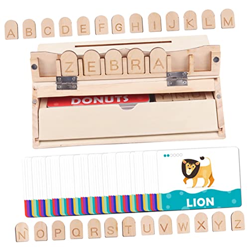 KONTONTY 1 Satz Wortbuchstabierspielzeug holzspielzeug für Lernspielzeug holzspielsachen geburtstagsmitgebsl Funny Toys Alphabet-Puzzle- Alphabet- KONTONTY 1 Satz Wortbuchstabierspielzeug holzspielzeug für Lernspielzeug holzspielsachen geburtstagsmitgebsl Funny Toys Alphabet-Puzzle- Alphabet- von KONTONTY