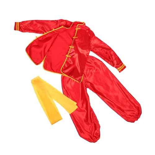 KONTONTY 1 Satz chinesische kleidung Kampfsportuniform Tai-Chi-Kleidung chinesische traditionelle kleidung für Kung-Fu-Uniform Kung-Fu-Kostüme Polyester von KONTONTY