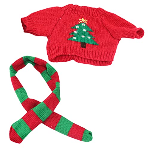 KONTONTY 1 Satz verschleißfester Puppenpullover puppenkleidung Puppen Kleidung Puppen Klamotten Puppenstrickset Miniatur klein Kleider Kawaii Puppenschal austauschbarer Puppenpullover Stoff KONTONTY 1 Satz verschleißfester Puppenpullover puppenkleidung Puppen Kleidung Puppen Klamotten Puppenstrickset Miniatur klein Kleider Kawaii Puppenschal austauschbarer Puppenpullover Stoff von KONTONTY