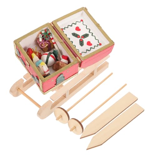 KONTONTY 1 Satz weihnachtsbox weihnachtskiste weihnachtsdeko weihnachtsdeko sammlerstücke Toy Dekoration Mini- - Dorf Mini-Schlitten- Miniatur-Schlitten-Ornament hölzern KONTONTY 1 Satz weihnachtsbox weihnachtskiste weihnachtsdeko weihnachtsdeko sammlerstücke Toy Dekoration Mini- - Dorf Mini-Schlitten- Miniatur-Schlitten-Ornament hölzern von KONTONTY