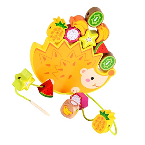 KONTONTY 1 Set Balance Bausteine ​​Kinderspielzeug Igel Cartoon Igel Stapelblöcke Stapelspielzeug Igel Stapelspiel Kinderspielzeug Holz Bunt von KONTONTY