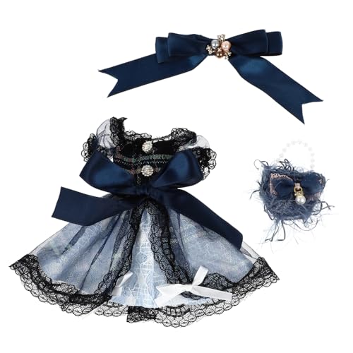 KONTONTY 1 Set Bjd Puppen Kostüm Kleid Outfits Bekleidung Bjd Puppe Dekoratives Outfit Puppenoutfit Accessoires Bjd Puppenoutfit Smart Doll Outfit Tuch von KONTONTY