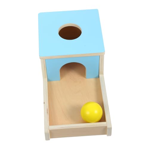 KONTONTY 1 Set-Box Pitching-Box Für Die Früherziehung Ball Kinderspielzeug Sensorische Spielzeuge Babykognitiver Kinderkognitionsspielzeug Holz Sky-Blue KONTONTY 1 Set-Box Pitching-Box Für Die Früherziehung Ball Kinderspielzeug Sensorische Spielzeuge Babykognitiver Kinderkognitionsspielzeug Holz Sky-Blue von KONTONTY