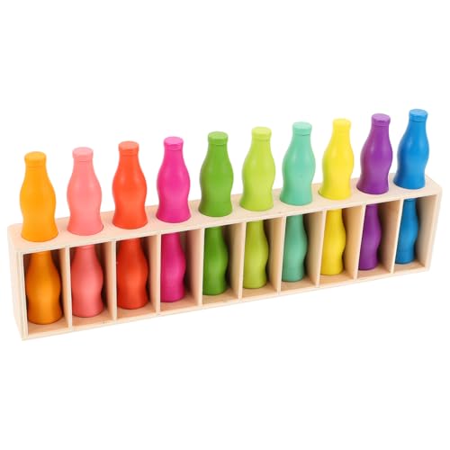 KONTONTY 1 Set Holzspielzeug Zum Zuordnen Und Sortieren Von Farben, Lernen Im Vorschulalter, Sensorische Entwicklung Für Aktivitäten Zu Hause, in Der Familie Und Im Klassenzimmer KONTONTY 1 Set Holzspielzeug Zum Zuordnen Und Sortieren Von Farben, Lernen Im Vorschulalter, Sensorische Entwicklung Für Aktivitäten Zu Hause, in Der Familie Und Im Klassenzimmer von KONTONTY