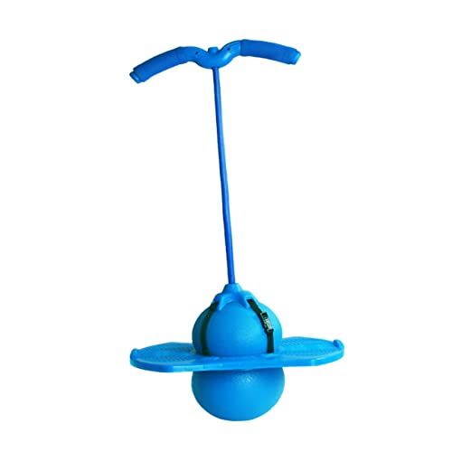 KONTONTY 1 Set Hüpfball Kinderspielzeug Outdoor Für Gymnastikball Fitnessball Mit Griff Hüpfspielzeug Springball Balance Sprung Lustiges Sportspielzeug PVC Blau von KONTONTY