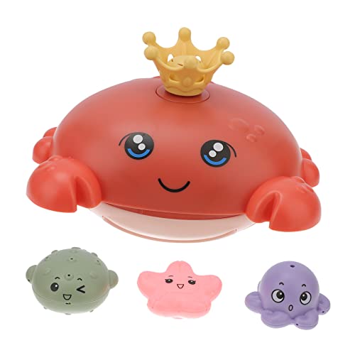 KONTONTY 1 Set Induktion Wasserspraykugel Sprühwal Ente Spiel Krabbenluftpool Badewanne Für Abs Orange KONTONTY 1 Set Induktion Wasserspraykugel Sprühwal Ente Spiel Krabbenluftpool Badewanne Für Abs Orange von KONTONTY