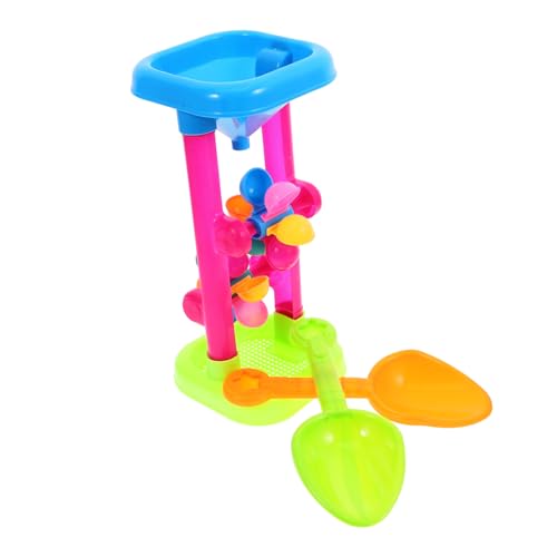KONTONTY Sandrad 1 Set Kinder Strandspielzeug Mit Sanduhr Und Wasserrad Ideales Spielzeug Für Sandkasten Und Strand Fördert Die Kreativität Und Das Spielvergnügen Für Kinder von KONTONTY