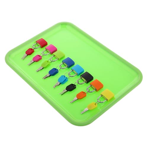 KONTONTY 1 Set Kinderspielzeug Kinderschlüssel Kleinkinder Feinmotorik Montessori Lernschlösser Lernspielzeug Lernspielzeug Vorhängeschloss von KONTONTY