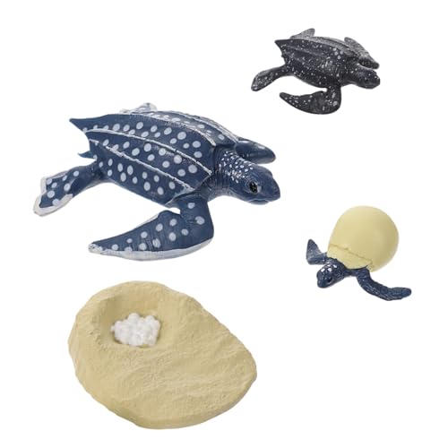 KONTONTY 1 Satz Simuliertes Lederschildkröten-Spielzeug Kognitives Modell Für Kinder Tierentwicklungstage KONTONTY 1 Satz Simuliertes Lederschildkröten-Spielzeug Kognitives Modell Für Kinder Tierentwicklungstage von KONTONTY