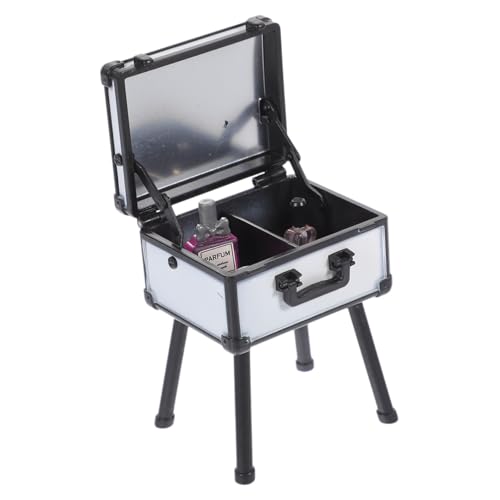 KONTONTY Make-up-Koffer-Set Für Puppenhaus Miniatur- Make-up-Modelle Parfüm Schwarz/weiß 1 Set KONTONTY Make-up-Koffer-Set Für Puppenhaus Miniatur- Make-up-Modelle Parfüm Schwarz/weiß 1 Set von KONTONTY