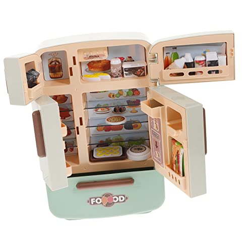 KONTONTY 1 Set Küche Simulation Miniatur Dekoration Mini Lebensmittel Miniatur Hausmöbel Mini Spielzeug Mini Spielzeug Für Puppen Spielkühlschrank Für Kinder Mini von KONTONTY