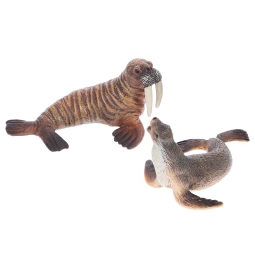 KONTONTY 1 Set Meerestier Meerestier Meerestierfigur Kleine Tierfiguren Simulation Meerestierfigur Meerestiere Realistische Tiere Miniatur Meerestier Kunststoff von KONTONTY