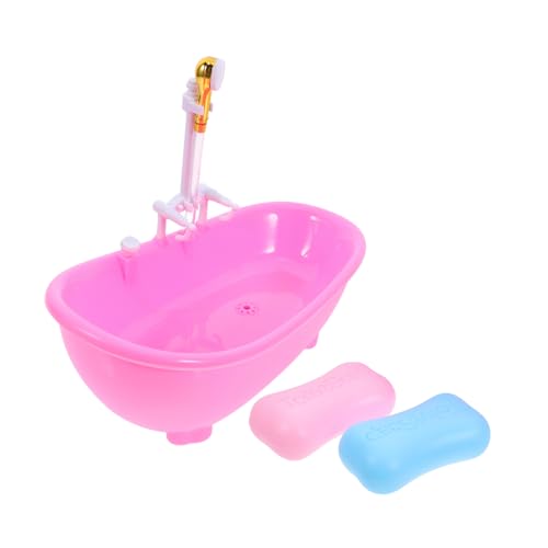 KONTONTY Miniaturbadewanne Mit Spritzfunktion Spielzeug Für Puppenhaus Badezimmerdekoration Simulation Keine Batterie KONTONTY Miniaturbadewanne Mit Spritzfunktion Spielzeug Für Puppenhaus Badezimmerdekoration Simulation Keine Batterie von KONTONTY