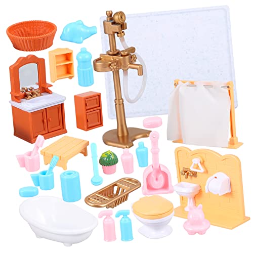 KONTONTY 1 Set Miniatur Puppenmöbel Für Puppenhaus Badezimmer Requisiten Im Modernen Stil Mini Mikro Dekoration Für Kreative Spielwelten Ideal Für Kinder Und Sammler KONTONTY 1 Set Miniatur Puppenmöbel Für Puppenhaus Badezimmer Requisiten Im Modernen Stil Mini Mikro Dekoration Für Kreative Spielwelten Ideal Für Kinder Und Sammler von KONTONTY