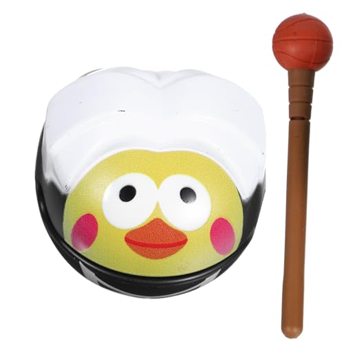KONTONTY 1 Set Percussion Spielzeug Cartoon Huhn Form Rhythmus Spielzeug Klopfen Instrument Mit Stick von KONTONTY