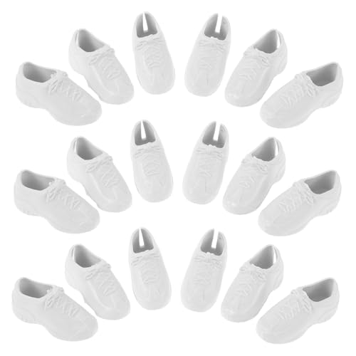 KONTONTY 1 Set Puppen-Sportschuhe: Mikro-puppenhausschuhe, Winzige Modelle Aus Kunststoff – Puppenhausspiele, Mikro-landschaftsornamente, Dekorationen KONTONTY 1 Set Puppen-Sportschuhe: Mikro-puppenhausschuhe, Winzige Modelle Aus Kunststoff – Puppenhausspiele, Mikro-landschaftsornamente, Dekorationen von KONTONTY