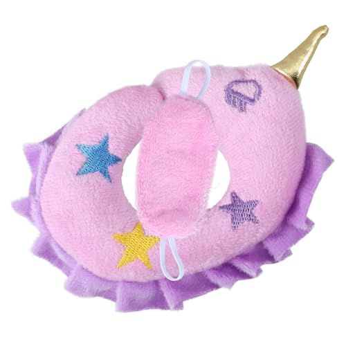 KONTONTY 1 Set Puppenzubehör Augenmaske Nackenkissen Mini Augenklappe Miniatur Puppenkissen Puppenspielzeugherstellung Zubehör Puppenkissen Exquisites von KONTONTY