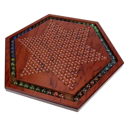 KONTONTY 1 Set Sechseckige Holz Dame Platte Chinesische Murmeln Chinesisches Dame Spiel Chinesisches Dame Spiel Für Kinderspielzeug Holz Chinesisch Dame Pädagogisches Brettspiel KONTONTY 1 Set Sechseckige Holz Dame Platte Chinesische Murmeln Chinesisches Dame Spiel Chinesisches Dame Spiel Für Kinderspielzeug Holz Chinesisch Dame Pädagogisches Brettspiel von KONTONTY