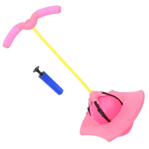 KONTONTY 1 Set Sportspielzeug Für Outdoor Kinderspielzeug Kindersportspielzeug Outdoor Für Lustiges Kindersportspielzeug Springball Mit Griff Sprungsportzubehör Rosa von KONTONTY