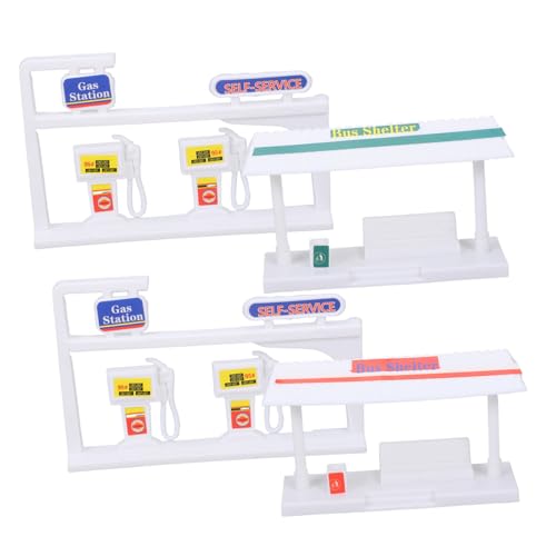 KONTONTY 1 Set Verkehrszeichen Für Bahnhofsmaterial Pädagogische Dekorative Sandtischmodelle DIY Buswartehäuschen DIY Modellbausatz DIY Sandtischdekor Sandtisch Ornament Abs von KONTONTY