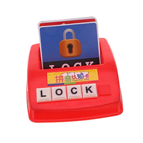 KONTONTY 1 Stück Alphabetisierungsspiel für Kleinkinder Wortschatz Rechtschreibspiel Alphabetisierung lustiges Spiel Hölzern KONTONTY 1 Stück Alphabetisierungsspiel für Kleinkinder Wortschatz Rechtschreibspiel Alphabetisierung lustiges Spiel Hölzern von KONTONTY