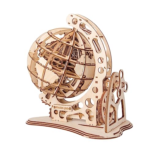 KONTONTY 1 Stück Baustein-Ornamente 3D-Montage Holzhandwerk Kugelschmuck aus Holz Bausteine Verzierung DIY Holzhandwerk Dekoration Hölzern KONTONTY 1 Stück Baustein-Ornamente 3D-Montage Holzhandwerk Kugelschmuck aus Holz Bausteine Verzierung DIY Holzhandwerk Dekoration Hölzern von KONTONTY