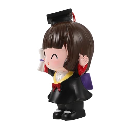 KONTONTY 1 Stück Cake Topper Lustige Torten Dekoration für Graduierung Resin Figur für Kuchen Dessert Büro und Mehr Süßer für Feierliche Anlässe von KONTONTY