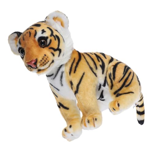 KONTONTY 1 Stück Dekorative Tiger Niedliches Plüschspielzeug für Schlafzimmer und Wohnzimmereinrichtung Gelb Perfektes für Geburtstage und Feiertage KONTONTY 1 Stück Dekorative Tiger Niedliches Plüschspielzeug für Schlafzimmer und Wohnzimmereinrichtung Gelb Perfektes für Geburtstage und Feiertage von KONTONTY