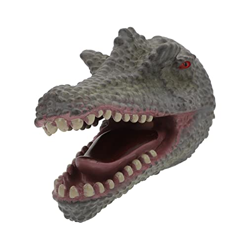 KONTONTY 1 Stück Dinosaurier Handpuppe für Weiche Umweltfreundliche Gummihandpuppe für Rollenspiele und Kreative Spiele Realistisches Tierdesign von KONTONTY