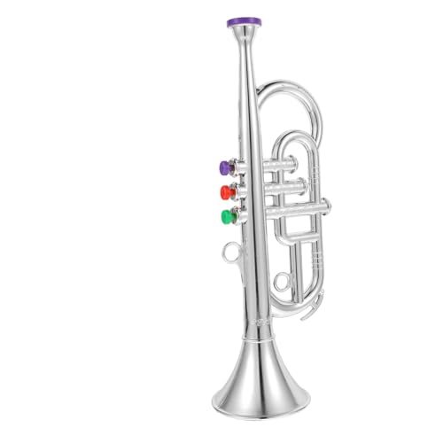 KONTONTY 1 Stück Einstellbare Trompete für Imitation Musikinstrument Lernspielzeug für Bühne Party Sicheres Material für Kreative Aufführungen und Musikprojekte KONTONTY 1 Stück Einstellbare Trompete für Imitation Musikinstrument Lernspielzeug für Bühne Party Sicheres Material für Kreative Aufführungen und Musikprojekte von KONTONTY