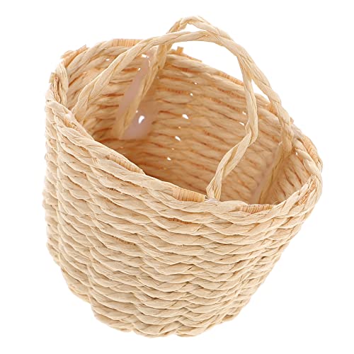 KONTONTY 1 Stück Geflochtenes Korbmodell Mini Rattankorb Kleiner Weidenkorb Picknickkorb Kleine Gewebte Körbe Ornament Dekoration Szene Requisiten Mini Körbe Basteln Miniatur KONTONTY 1 Stück Geflochtenes Korbmodell Mini Rattankorb Kleiner Weidenkorb Picknickkorb Kleine Gewebte Körbe Ornament Dekoration Szene Requisiten Mini Körbe Basteln Miniatur von KONTONTY