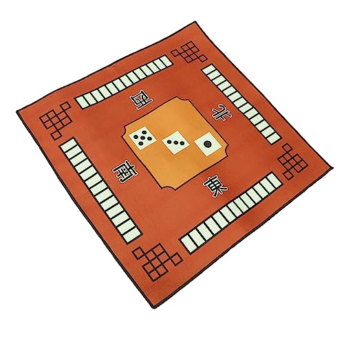 KONTONTY 1 Stück Mahjong-Tischdecke Mahjong-Matten Spieltischabdeckung pokerauflage Poker Matte Anti-Rutsch-Tischabdeckung Tischabdeckung für Kartenspiele Flanell (Polyesterfaser) Coffee von KONTONTY