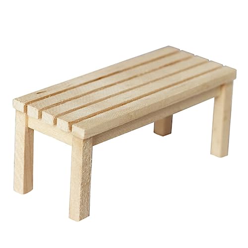 KONTONTY 1 Stück Maßstab Mini Möbel für Puppenhaus Leicht Langlebig und Tischdeko für Kinderzimmer oder Gartenmöbel Hochwertiges Holzdesign KONTONTY 1 Stück Maßstab Mini Möbel für Puppenhaus Leicht Langlebig und Tischdeko für Kinderzimmer oder Gartenmöbel Hochwertiges Holzdesign von KONTONTY