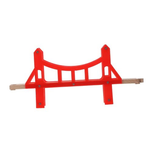 KONTONTY 1 Stück Modell Einer Bahngleisbrücke Zug Kleinkind Gleiszubehör Hängebrücke Zubehör für Gleisbrücken Bahnausbaugleis Bahngleisbrücke aus Holz hölzern rot KONTONTY 1 Stück Modell Einer Bahngleisbrücke Zug Kleinkind Gleiszubehör Hängebrücke Zubehör für Gleisbrücken Bahnausbaugleis Bahngleisbrücke aus Holz hölzern rot von KONTONTY