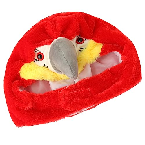KONTONTY 1 Stück Cartoon-partyhüte in Papageienform Lustiger Plüschhut Aus Weichem Material Für Tierkostümhüte Und Cosplay KONTONTY 1 Stück Cartoon-partyhüte in Papageienform Lustiger Plüschhut Aus Weichem Material Für Tierkostümhüte Und Cosplay von KONTONTY