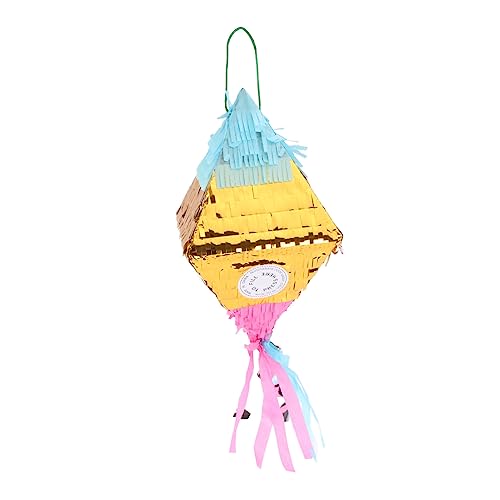 KONTONTY 1 Stück Piñata spaß the susigkeite party decoration snoep Pinata Partydekorationen Rot Füllstoffe Babyspielzeug Kinderpinata Pinata-Hit- Papier Colorful von KONTONTY