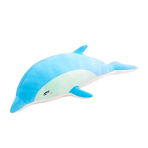 KONTONTY 1 Stück Plüschtier Delphin-Puppe Cartoon -Kissen Stofftier Aus Baumwolle Heimpuppenverzierung Cartoon-plüsch-Delphin Füllung: Daunen Baumwolle Zufällige Farbe von KONTONTY