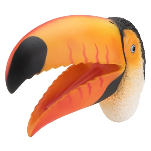 KONTONTY 1 Stück Rote Toucan Handpuppe Interaktives für Tierform Gummihandpuppe Kreativität und Kommunikation von KONTONTY